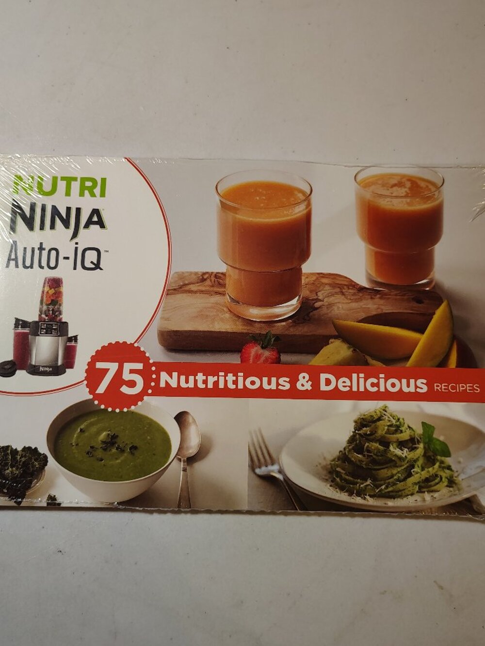 Nutri Ninja Auto-iQ 75 Nutritious & Delicious Recipes Paperback Book